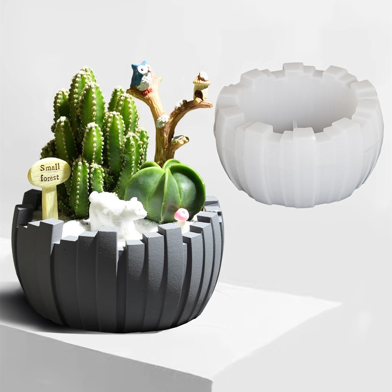 Potsticker Mold - Bol de rangement à rayures irrégulières,