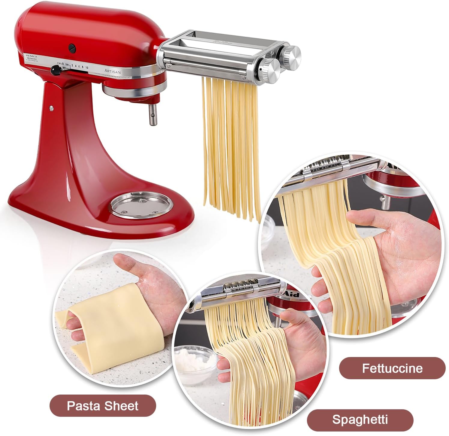 Accessoire de coupe-pâtes 3-en - Kitchenaid Mixer Hand Mixer avis et prix