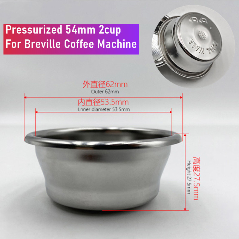 Panier filtre pressurisé doubl - Breville Espresso Bes870 avis et prix
