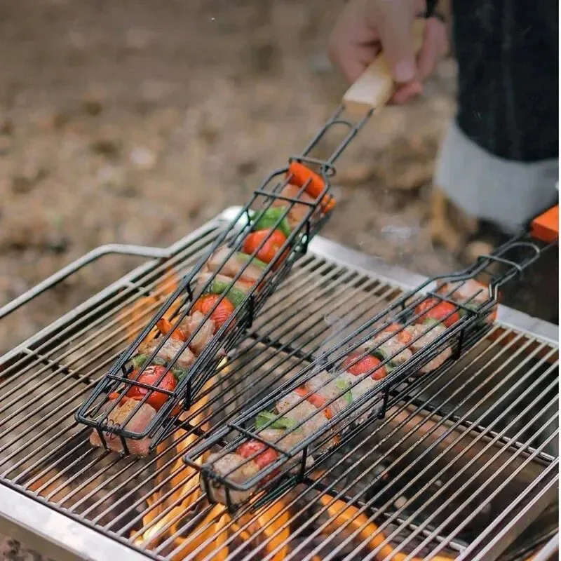 Panier de grillade BBQ à manch - Corn Dog Stick avis et prix